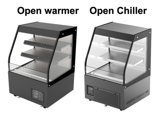 Self Service Open Merchadiser Warmet & Chiller Grab & Go Digital Controller R290 For Cold