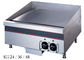 Table Top Restaurant Cooking Equipment Smooth / Ribber Stainless Steel Electric Griddle