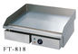 Table Top Restaurant Cooking Equipment Smooth / Ribber Stainless Steel Electric Griddle